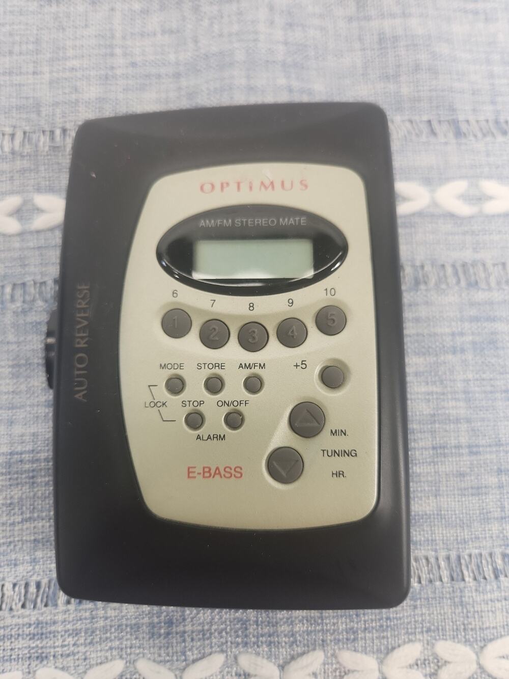 Optimus SCP-84 AM/FM Stereo Mate Auto Reverse Cassette Player RadioShack Unteste